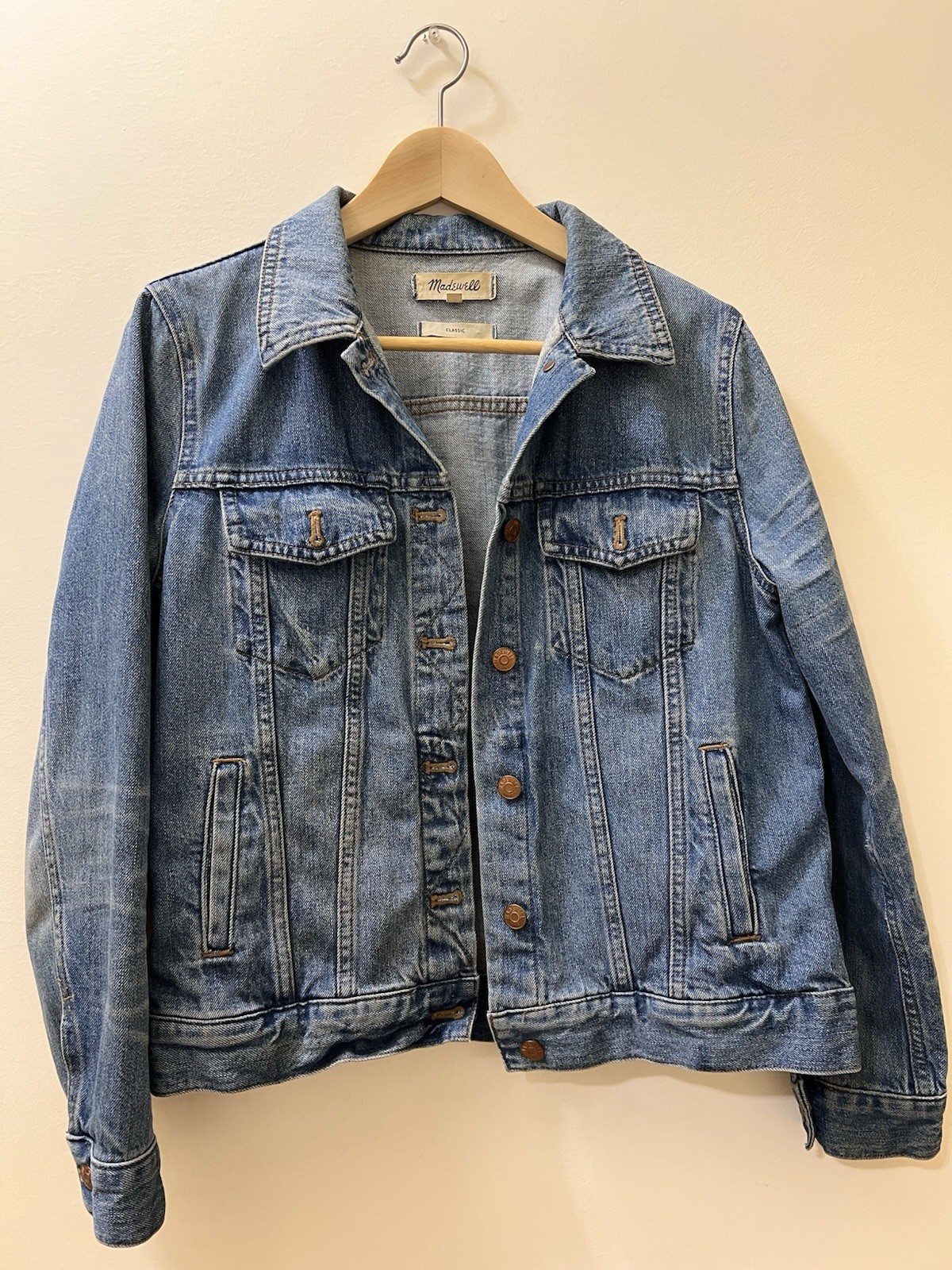 Madewell - Women's Denim Jacket Blue Classic Butt… - image 2