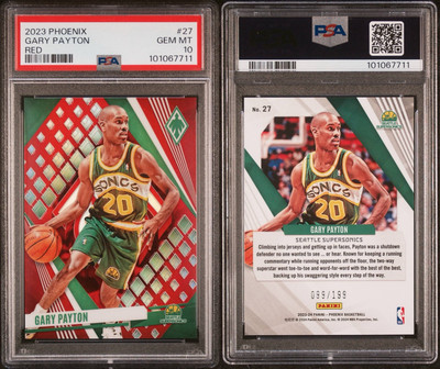 2023-24 Panini Phoenix - Gary Payton #27 Red /199 for sale online