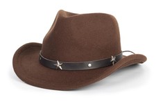 Mealah Western Cowboy Cowgirl Hat for Kids Boys Girls Felt Fedora Hats for Ki...