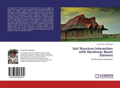 Soil Structure Interaction with Nonlinear Beam Element Taraka Ravi Mullapudi