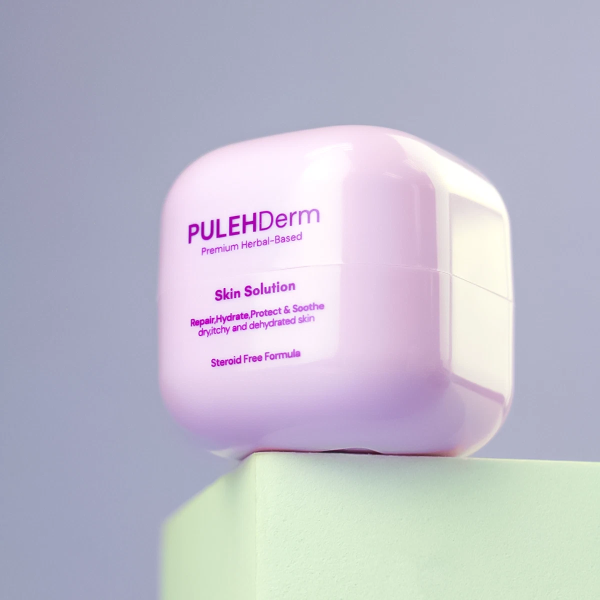 PULEHDerm 15g Herbal Cream with Steroid Free For Itchy, Sensitive & Dry Skin