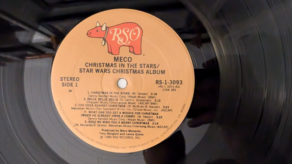 CHRISTMAS IN THE STARS Star Wars Christmas Album 1980 MECO RSO MINT