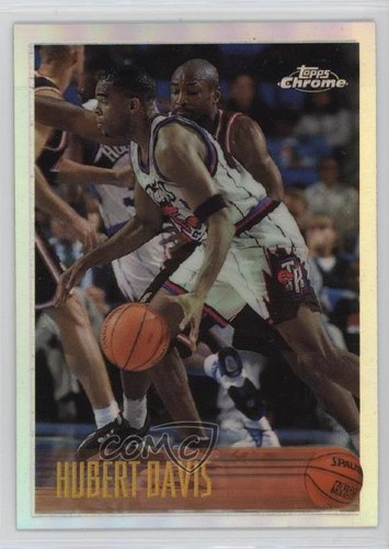 Hubert Davis [Refractor] #114 1996 Topps Chrome card