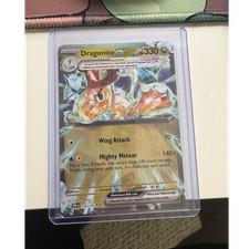 Pokémon Dragonite ex Ultra Rare Holo Card 159/197 SV03 Obsidian Flames 330 HP