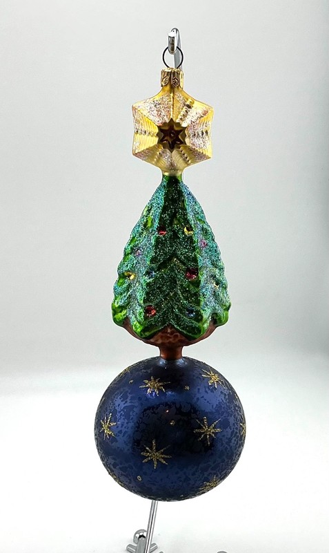 RADKO HEAVEN TREE GLASS CHRISTMAS ORNAMENT  97-080-0