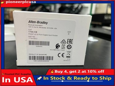 New Sealed Allen Bradley 1734-IV8 SER C POINT I/O 8 Point Digital Input Module