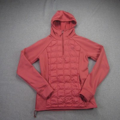 The North Face Jacket Womens Small Slate Rose Thermoball Hybrid Eco 2.0 1/4 Zip