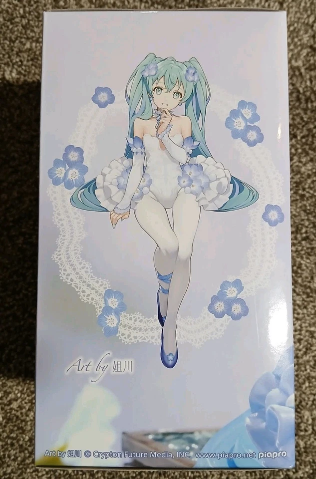 FuRyu Vocaloid Hatsune Miku Flower Fairy Nemophila Pale Blue Color Noodle Stop - Image 3 of 4