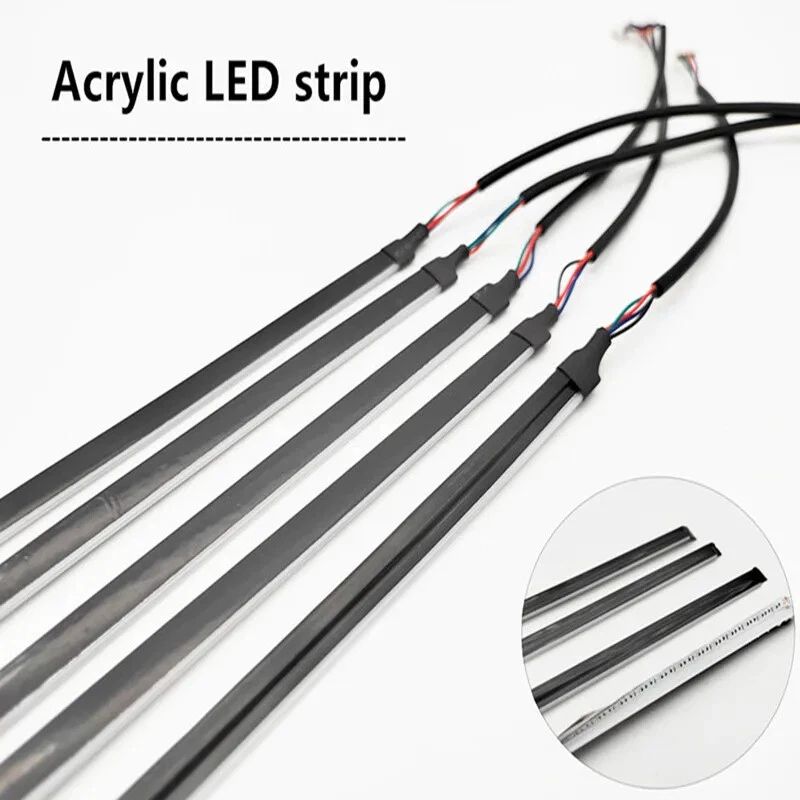 Fit For Mercedes Benz W204 C250 C300 Ambient Light Strip Interior Door Decor US - Image 4 of 4