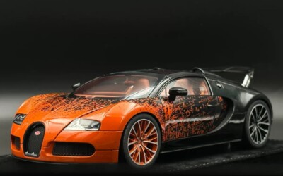 SUPER RARE* 1/18 HH Model Bugatti Veyron Grand Sport Bernar Venet