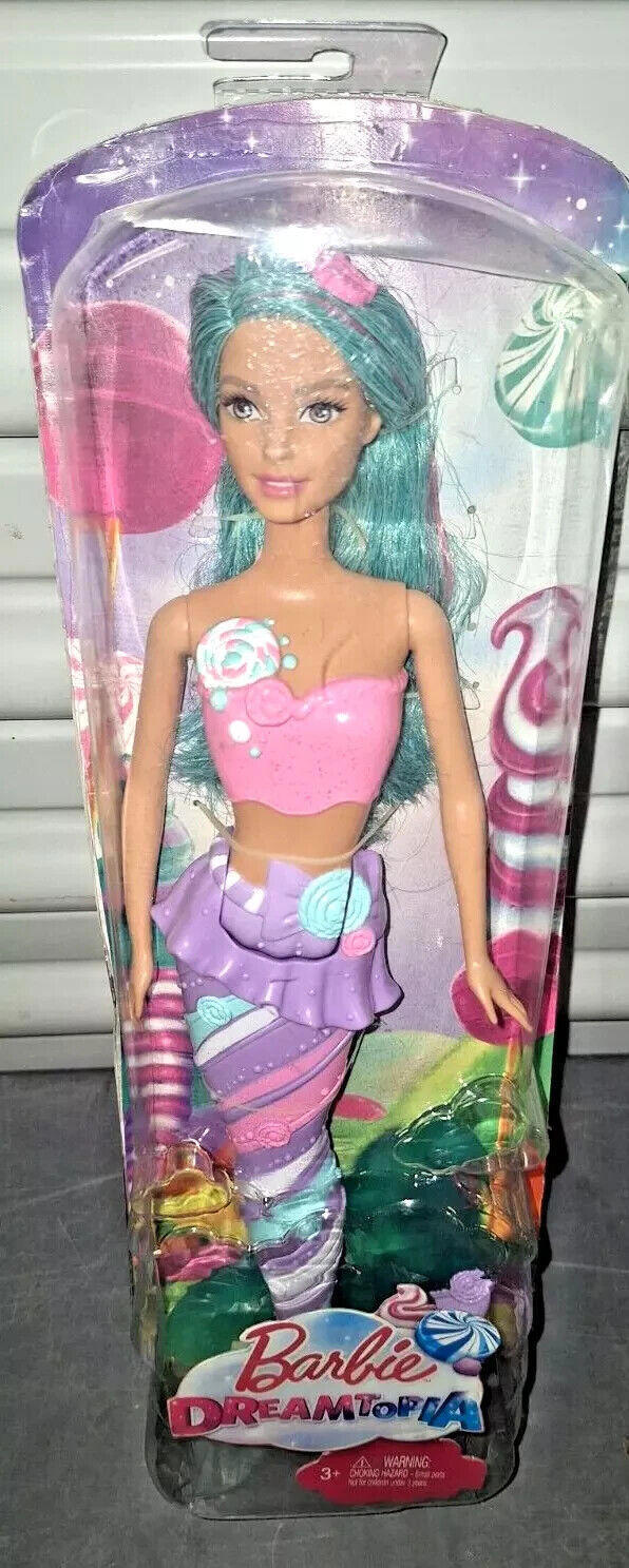 New BARBIE Doll Dreamtopia Mermaid Pink Label 18 Toy Packaged