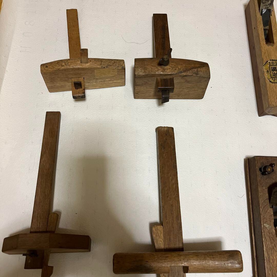 Kanna Hand Plane Japanese Vintage carpenter tool set of 13 japan
