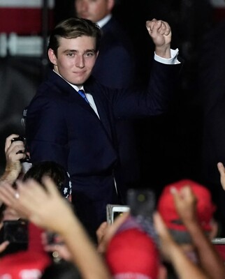 BARRON TRUMP 2024 RALLY FIST GLOSSY POSTER PICTURE PHOTO PRINT BANNER 11549  | eBay