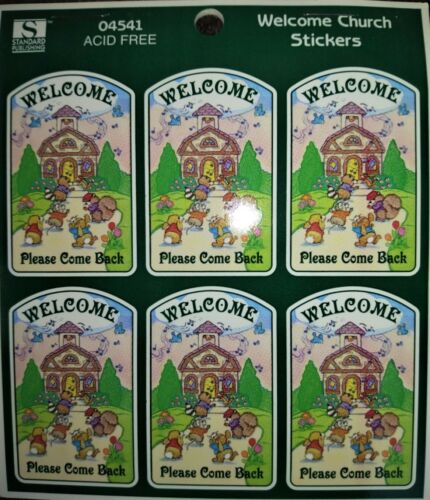 Welcome : Church Stickers by Standard Publishing (Pack of 36) - Picture 1 of 2
