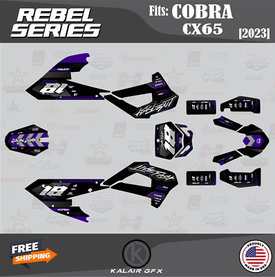 Graphics Kit for Cobra CX65 CX 65 (2022-2025)  Rebel - PURPLE
