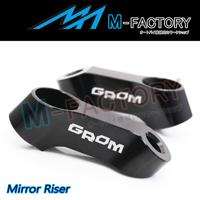 GROM Mirror Risers Extension Adapter For GROM 125 MSX 125 13-22 19 18