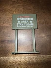 GI Joe Machine Gun Defense Unit Sign Post Accessory Part 1984 Vintage