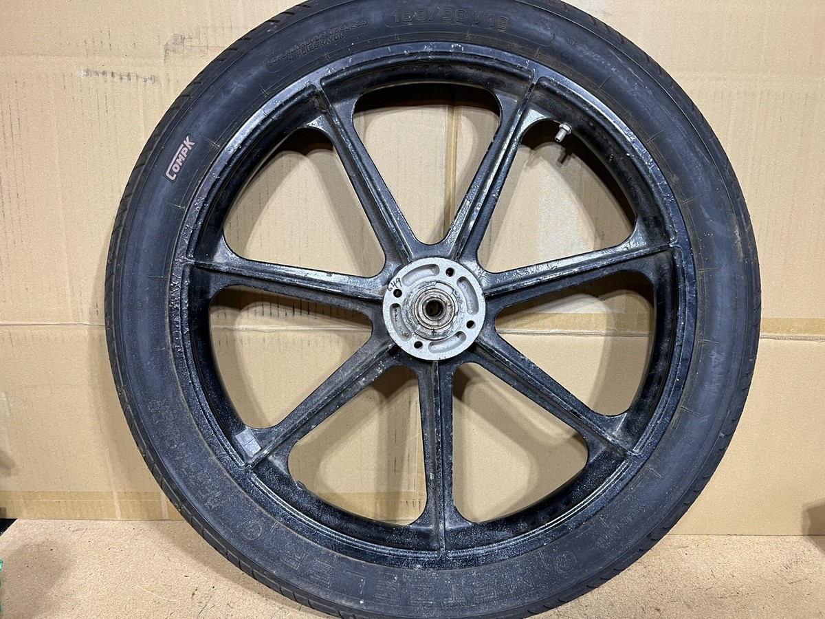KZ100 円形ホイール Kawasaki OEM ENKEI 2.15x19 19