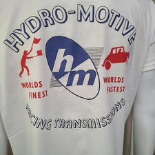 Vintage RACE/GASSER/DRAG T-shirt HYDRO-MOTIVE RACING TRANSMISSIONS