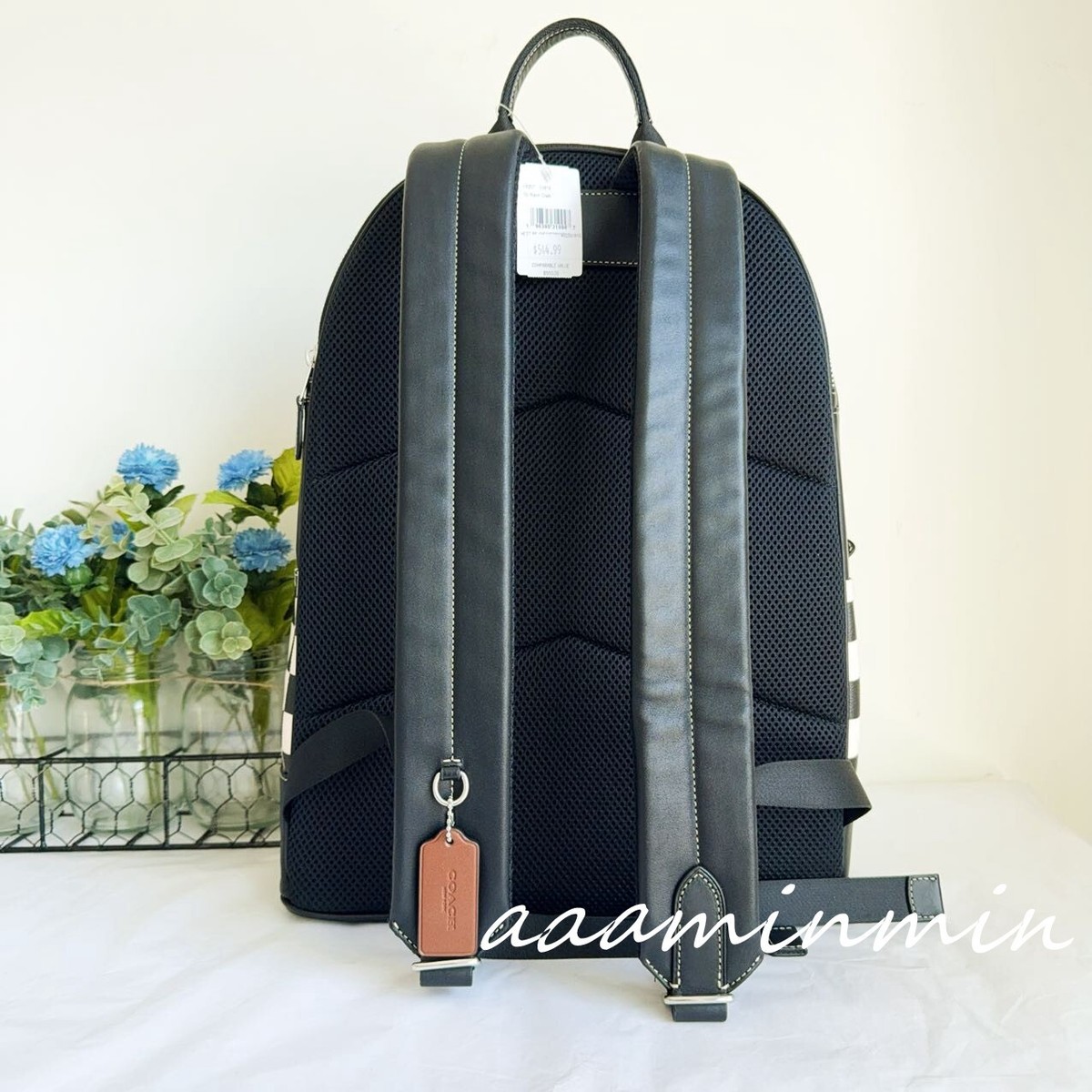 🔥NWT COACH West Backpack With Checkerboard Print Rare CR207 | eBay