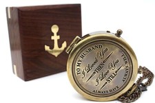to My Husband Brass Compass Engraved   Son Birthday Gifts Graduation Confirma...