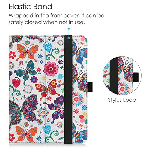 Universal Case for 7 inch 8 inch Tablet,Stand Folio Universal Tablet Butterfly - Picture 4 of 6