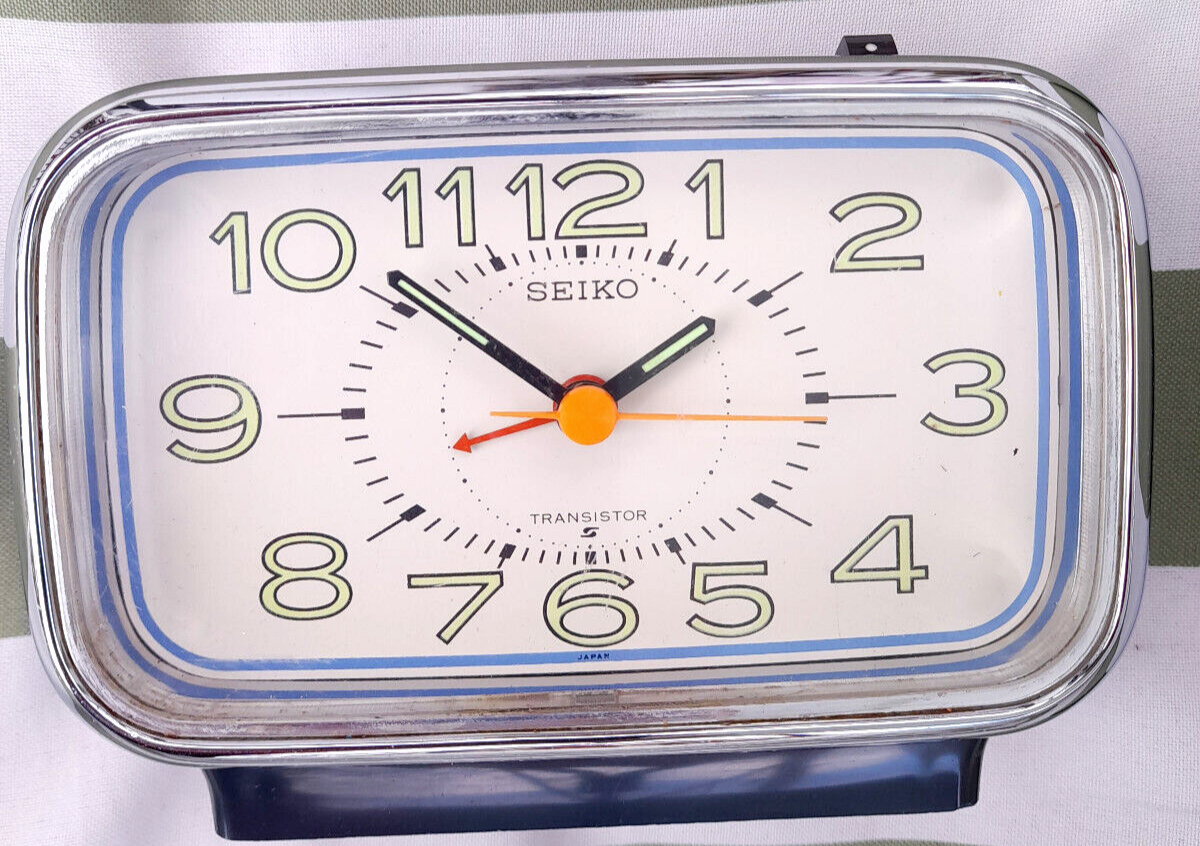 Vintage Japan Alarm Clock Seiko Transistor Working 184 eBay
