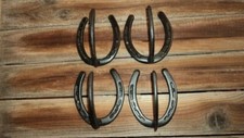 GUN rustic wall RACK horseshoe western hanger coat curtain  4 ( 4 piece set)