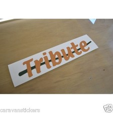 TRIGANO Tribute - Motorhome Name Sticker Decal Graphic - SINGLE