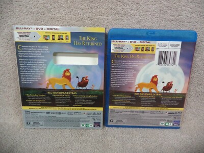The Lion King (Blu-ray/DVD, Circle Of Life Edition) No