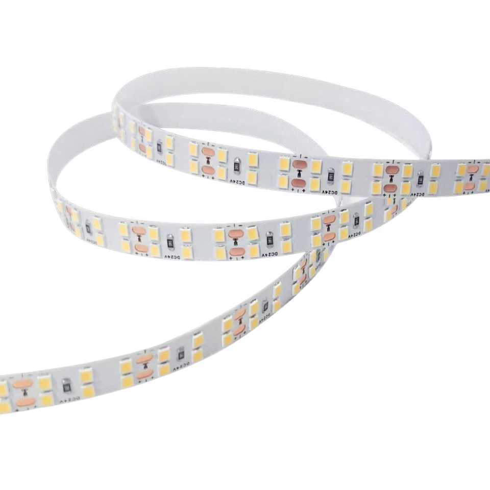 VETRINEINRETE Striscia strip 2400 led 2835 24V 5 metri 80 watt luce fredda calda naturale