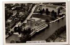 00425 Britain From The Air Senior Service Cigarette Card, Stratford upon Avon