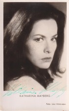 KATHARINA MAYBERG Original Autogramm signierte Postkarte 50er Jahre