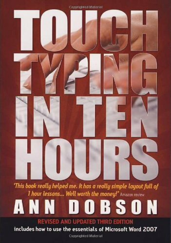 Touch Typing in Ten Hours By Ann Dobson