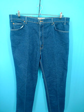 VTG Levis Jeans Mens 40x30 Blue 540 Made In USA Relaxed Fit Tapered Brown Tab