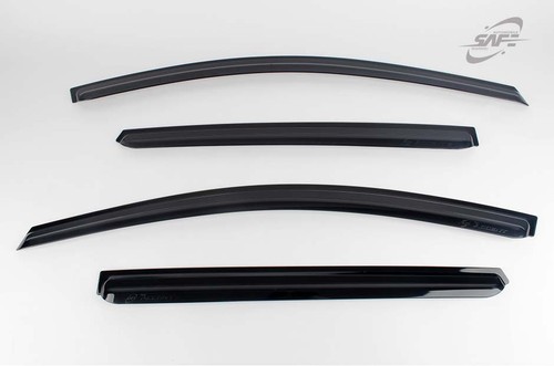 Smoke weathershields Weather Shields for July/2011 ~ 2018 Hyundai Accent Hatch - Picture 2 of 8