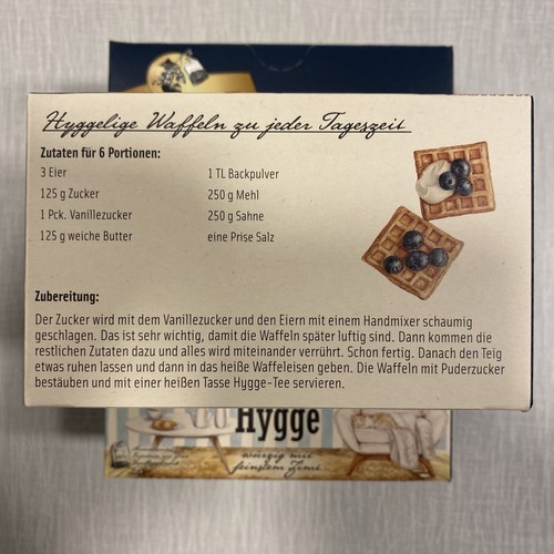 3x Gold Male Tea Hygge Herbal Tea with Cinnamon Vanilla Flavor 3x 20 Bags - Picture 3 of 4