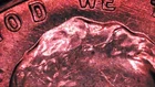 1958 Lincoln Wheat Cent BU Error Die Crack Break Skull Penny Cracked Head UNC