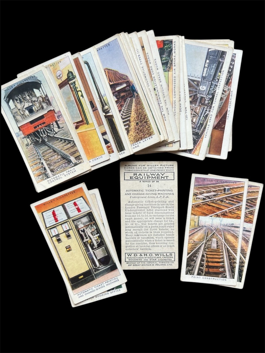 wills cigarette cards railway equipment Wills Cigarette Cards RAILWAY EQUIPMENT 1938 Pick your Card/s