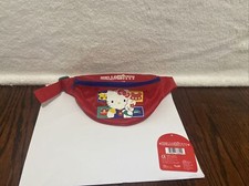 Sanrio 1976, 1997 Rare Vintage Hello Kitty Star Big Fanny Pack Belt Bag With Tag