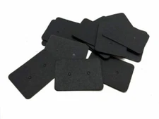 100 pcs. Black Cardboard Paper Jewelry Earrings Earring Rectangle Display Cards 