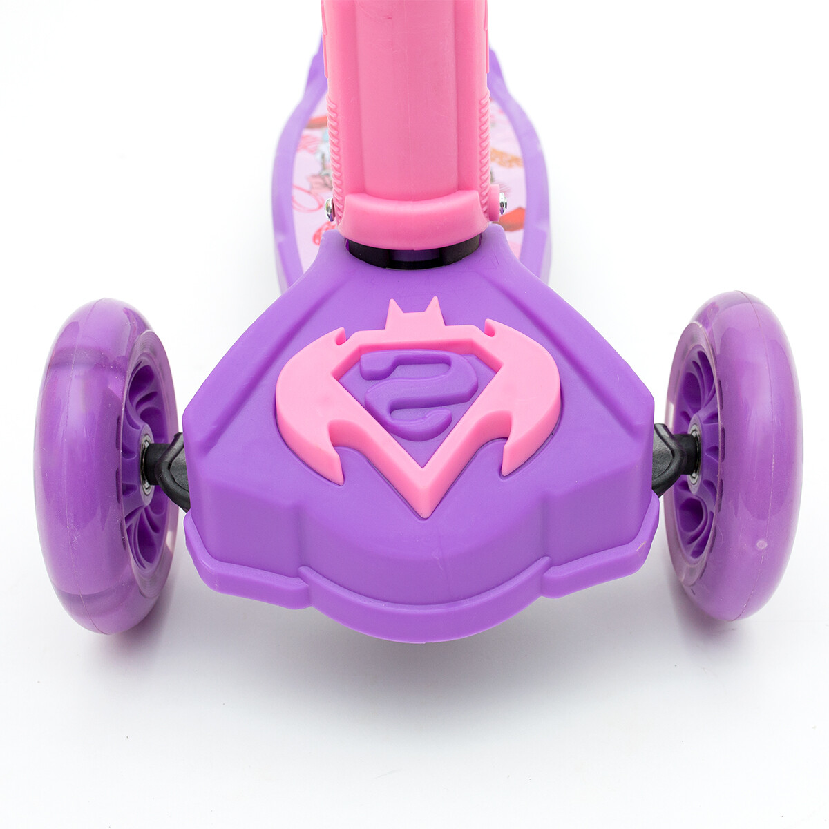 Girls Push Kick Ride Folding Scooter Children Adjustable Height