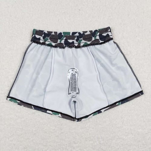Boys Green Camouflage Swimming Trunks Kids Baby Summer Beach Swimming Wear - Picture 8 of 17