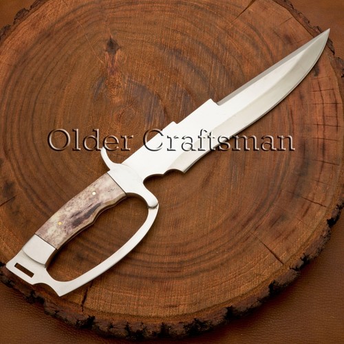 VIKINGS BOWIE CUSTOM MADE D2 TOOL, OUTDOOR, CAMPING, JAGD, SURVIVAL - O195 - Bild 5 von 7