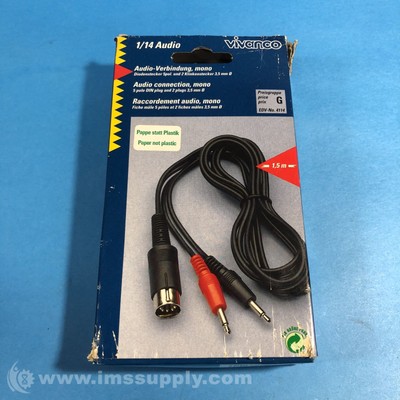 Vivanco 4114 Audio Connection Mono Cable FNOB