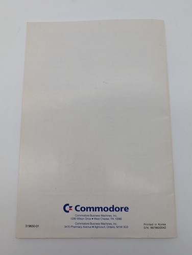 Commodore Model 1084S High Resolution Monitor Manual PN # 319650-01 (englisch) - Bild 2 von 4