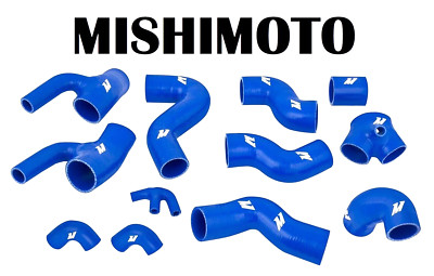Mishimoto MMHOSE-S4-97TBL für 1997-2002 Audi S4 Silikon Turbo Schlauch Kit, blau