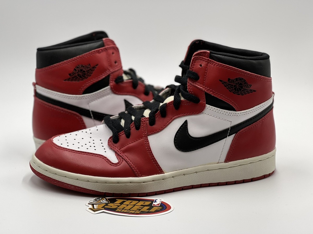 【美品】NIKE AIR JORDAN 1 ’94復刻Chicago US8.5 Nike Air Jordan 1 Retro High 1994 'Chicago' from The