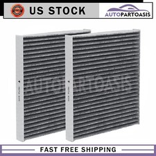 2pcs Premium Cabin Air Filter Fit Chevrolet Malibu Silverado 1500 2500/3500HD