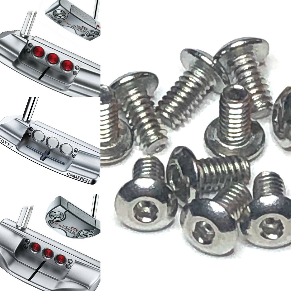 New Scotty Cameron Putter Hex Screws Select Squareback Fastback 1